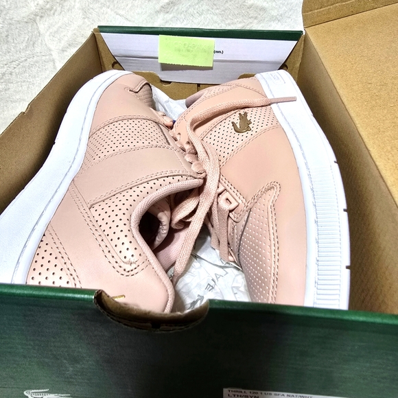 LACOSTE Thrill 120 Women's Sneakers Rose Pink Size 6 - Picture 6 of 7
